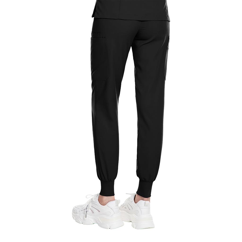 Women's Ribbed Cuffed Pants, Joggers Long Pants for Work