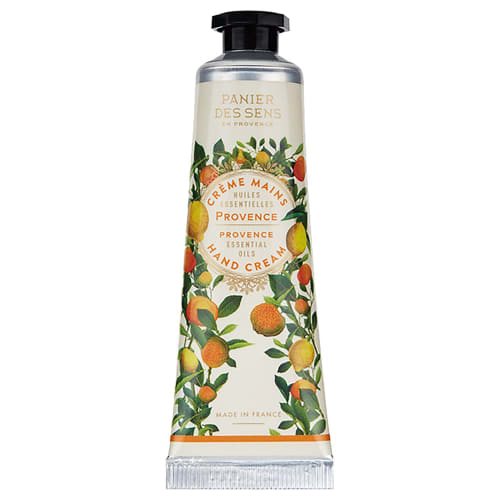 Panierdessens Rich Moisturizing Hand Cream Gift Box. Warm and refreshing lemon-infused Provence scent. 30mL (Luxuriously formulated with shea butter,