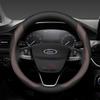 Leder-Autolenkradabdeckung für Ford Edge Puma F150 Kuga Mk1 Mk2 Escape Maverick Galaxy Taurus Equator Explorer 2000 - 2026