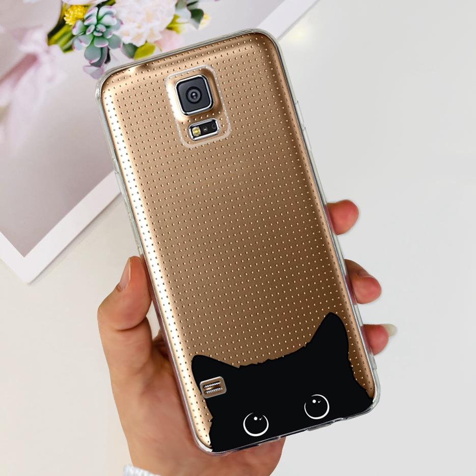 

For Samsung Galaxy S5 Case SM-G900F G900I G900M Stylish Painted Cover Soft Silicone Phone Case For Samsung S5 S 5 GalaxyS5 Shell Samsung Galaxy S5