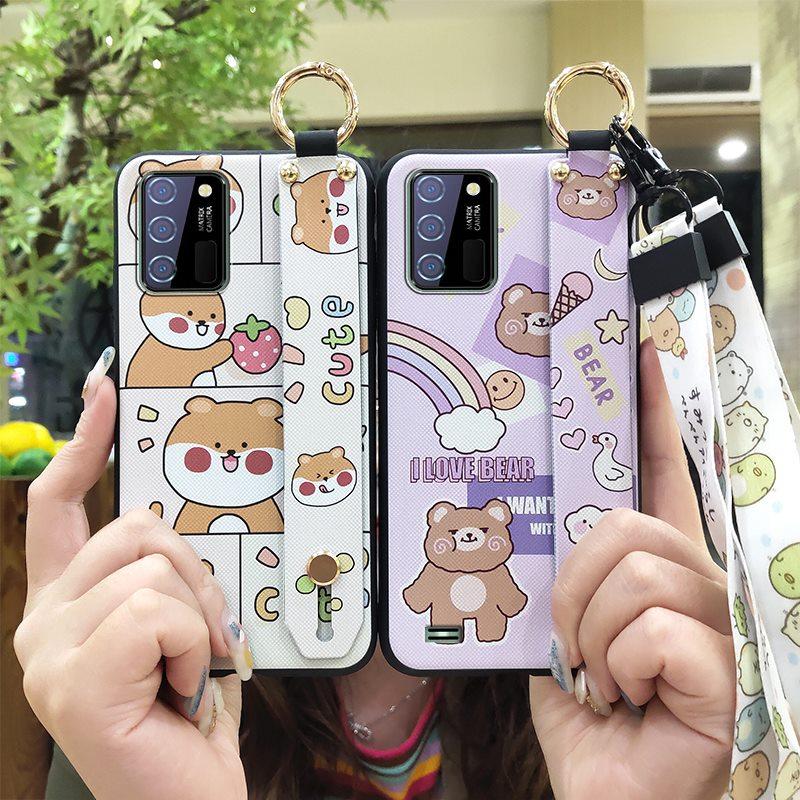 Shockproof Anti-dust Phone Case For Oukitel C25 Soft case Phone Holder Ring Anti-knock Waterproof Fashion Design Cute