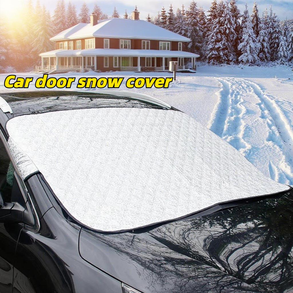 NEU Autotür-Schneeschutz Sonnenschutzabdeckung Auto-Windschutzscheiben-Schnee-Sonnenschutz Wasserdichter Schutzabdeckung Frontscheibenabdeckung
