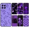 Purple Aesthetic Case For Honor Magic 5 6 Pro 50 70 90 Lite X6 X7 X8 X9 X6a X7a X8a X9a X8b X9b Cover Funda