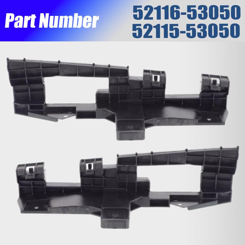 Pair Left Right Front Bumper Bracket Beam Mount Support for Lexus IS250 IS350 Base 2009-2010 52116-53050 52115-53050