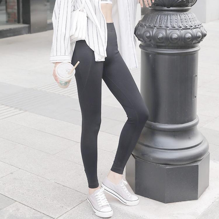 New nude yoga pants for women, tight high-waisted tight seamless hip-lifting casual sports yoga wear, skinny long pants for women