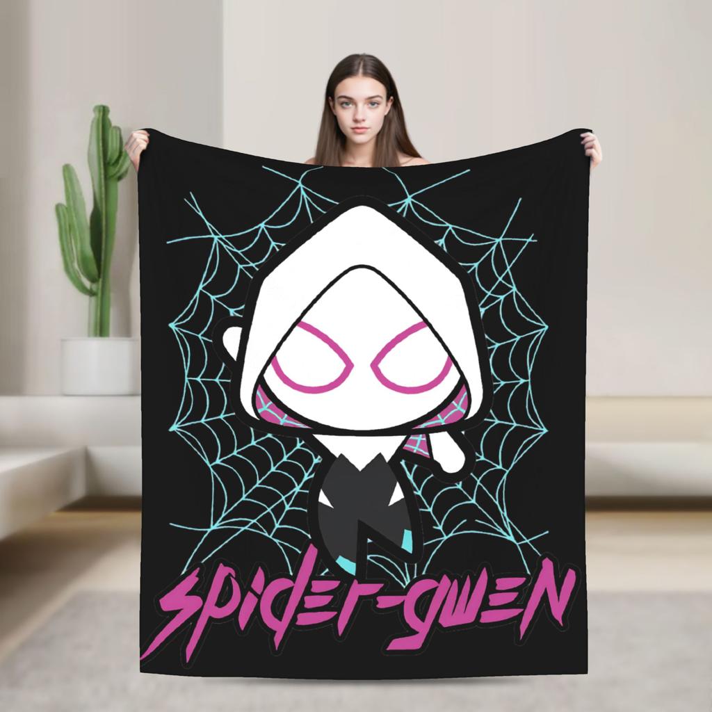 Spidey And His Amazing Friends Blankets Super Soft Funny Plush Throw Blanket For Chair Sofa Bed Flannel Bedspread Bed Cover