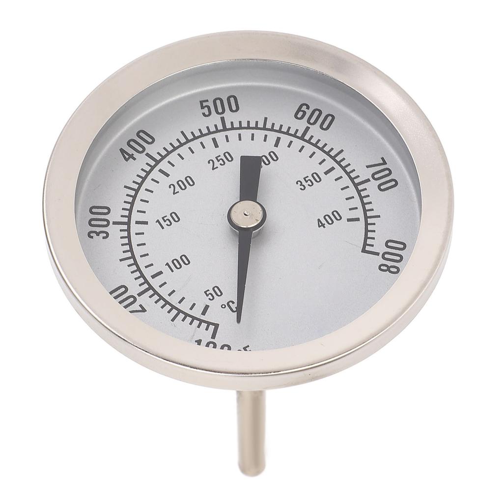 Dial Thermometer High Accuracy Dual Scale 100 To 800 Fahrenheit  50 To 400 Celsius  62mm Oven Temperature Meter