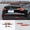 LED Flowing Water Rear Fog Light for 2019-2023 Tesla Model Y