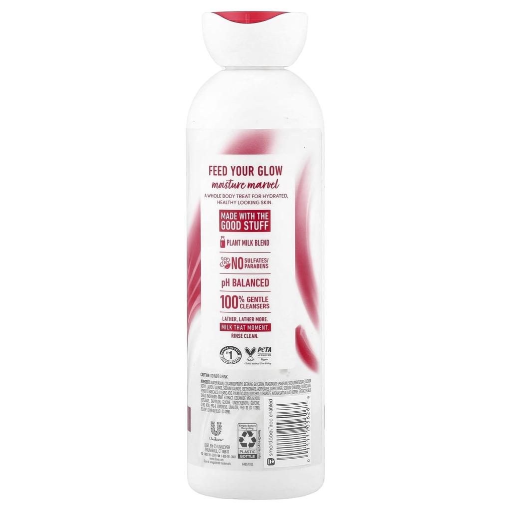 Dove, Body Wash, Oat Milk & Berry Brûlée, 17.5 fl oz