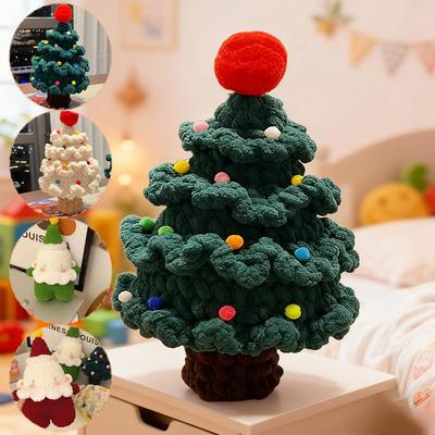 2025 New Handmade DIY Weaving Material Pack for Christmas Trees and Santa Claus,Holiday Decor,Beginner-Friendly,Holiday Gift