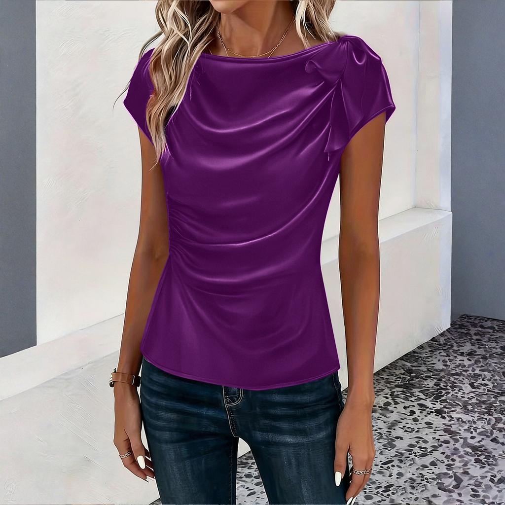 Tops For Women Sleeveless R-Neck Casual T-Shirts