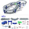 Electric Racing Rail Car Kids Train Track Model Toy Railway Track Racing Road Transportation Building Slot Sets Toys