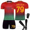 Conjunto de Quarta Camisa do AC Milan 24-25 Edição Conjunta Vermelho 10 Leo 19 Teo 11 Pulisic Camisa de Futebol