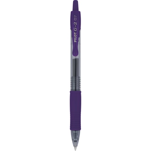 Pilot G2 Premium Gel Roller Pen, Fine Point 0.7mm, Iris Blue, Pack of 12.