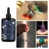 Resina Dura UV Cristallina Resina a Polimerizzazione Rapida Ultravioletta per Creazione di Gioielli Decorazione Artigianale, Colla Dura Trasparente