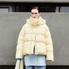 LESS Women's Hooded Loose Goose Down Jacket