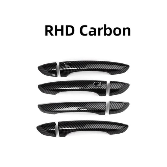 RHD Für Kia Stinger Carbonfaser Konsolenpanelabdeckung Scheinwerferverstellung Oberer Luftauslass Klimaanlagenpanelabdeckung