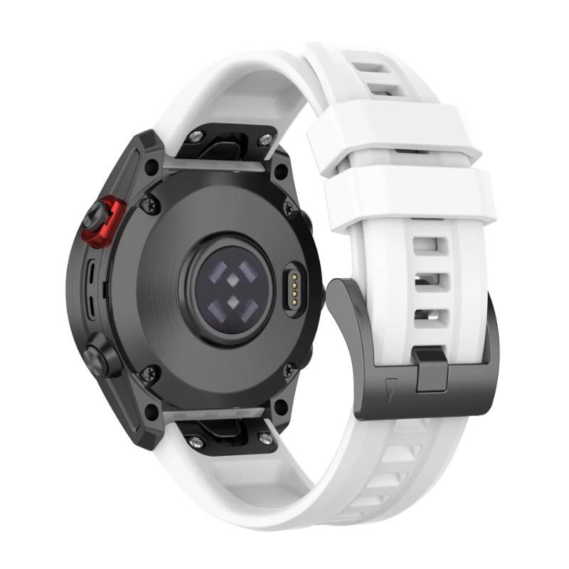 QuickFit 22mm 26mm Silicone Strap for Garmin Tactix 8 Fenix E 8 7X 7 6 6X/Epix Pro Gen 2 51mm 47mm/Enduro 3 Comfortable Correa