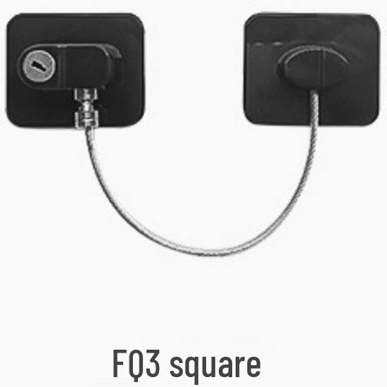 

Ограничитель безопасности для окон FJF: Безопасный поворот внутрь/наружу, детский полумесячный замок без сверления