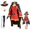 Anime Figures Megumin Cosplay Costume Carnival Uniform Dress Hat Glove Accessories Halloween Costume Party For Girls Women