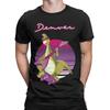 80s Retro Neon Dinosaur Skateboard Novelty 100% Cotton T-Shirt Denver The Last Dinosaur Tops Te