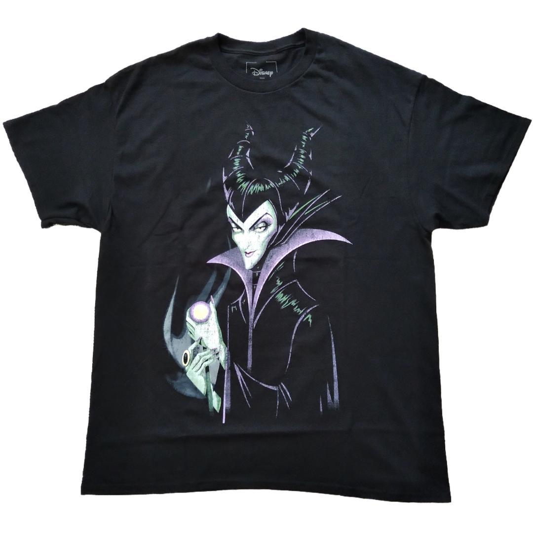 

[USED] Maleficent T-shirt, size XL, black, Disney animated movie, official