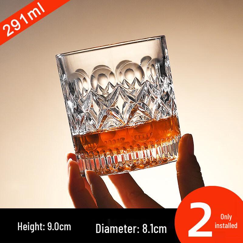 ZISIZ Crystal Whiskey Glass