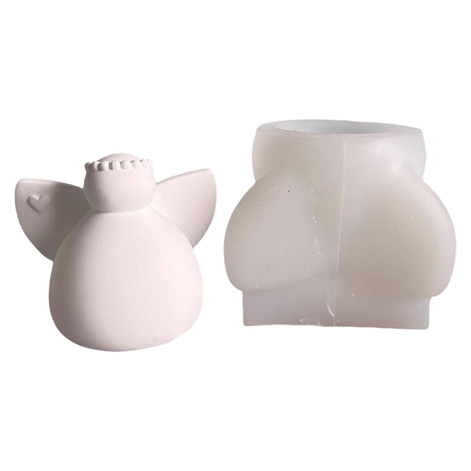 

Силиконовые формы для свечей в виде крыльев ангела Пищевой силикон для изготовления эпоксидной смолы Свеча Мыло Шоколад Свадебное украшение A