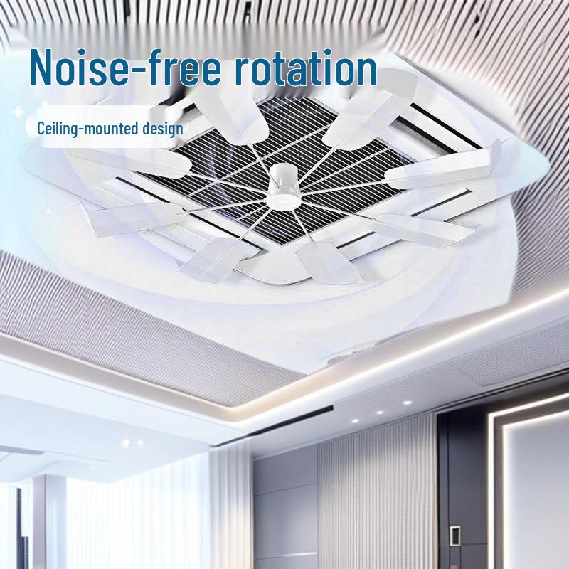 

Silent Rotating Ceiling Fan Deflector for Air Conditioners, Universal for Office and Restaurant Use білий