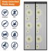 Quick Setup Magnetized Door Curtain, AntiInsect Meshes, for Home and Office, Size 210cm