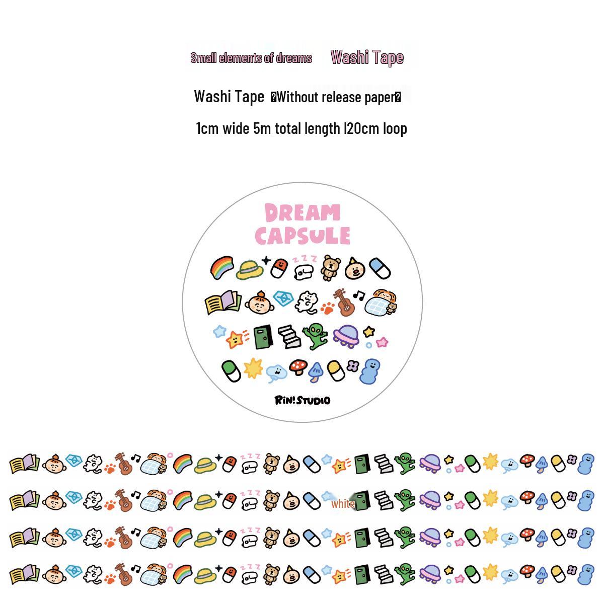 Linlang Vol. 45 Washi Tape: Wedding Anniversary Planner Stickers