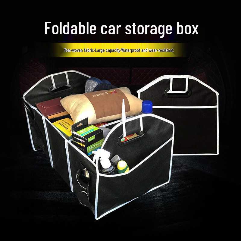 Foldable Non-Woven Car Trunk Storage Box