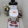 Cute Christmas Toilet Seat Covers Creative Santa Claus Bathroom Mat Xmas Supplies for Home New Year Navidad Gift Decor