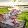 Small Pet Summer Canvas Cap Dog Baseball Visor Hat Puppy Outdoor Pet Cap