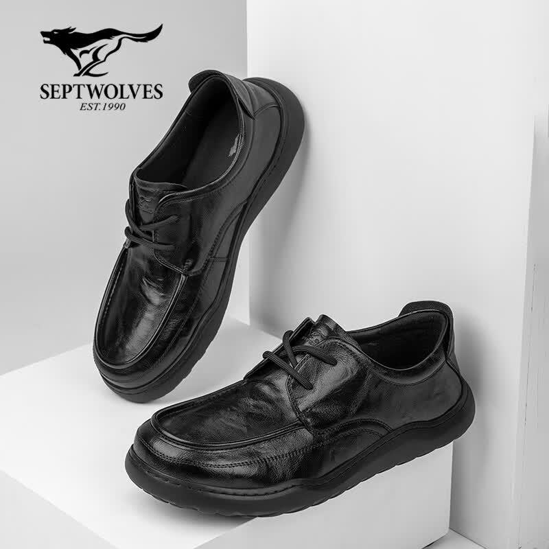 Qipilnag Men's Breathable Casual Business Derby Shoes