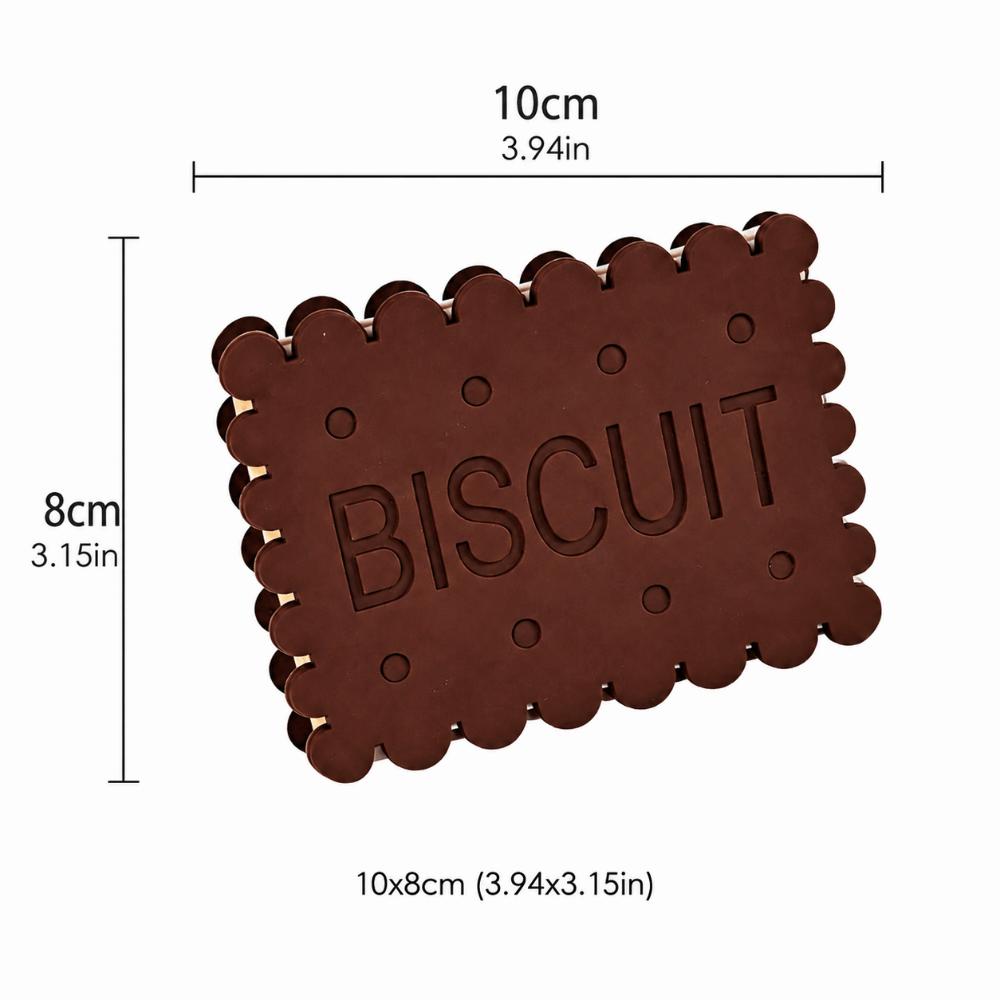 With Scent Notebook Chocolate/Cookie Shape Pocket Journal Cookie Shaped Notebook  Gift