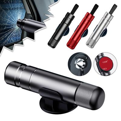 Car Safety Hammer Car Window Breaker Emergency Hammer Seat Belt Cutter Car Tool Life-Saving Escape Hammer Aluminum Alloy