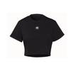 T Shirt Women's Black (Unisex) Crop Tops H37882