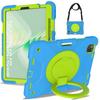 Rotatable Stand Armor Case Universal for iPad Air 4 5 10.9 Pro11 2018-2022 Hybrid Cover With Portable Handle Grip Shoulder Strap