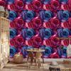 Ink Wallpaper Purple, Burgundy and Blue for Living Room and Bedroom 50x1000