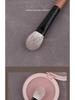 Bamboo Fendou Large Peach Heart Makeup Brush Set with Soft Bristles - Includes Eyeshadow, Base, Highlighter, and Blush Brushes