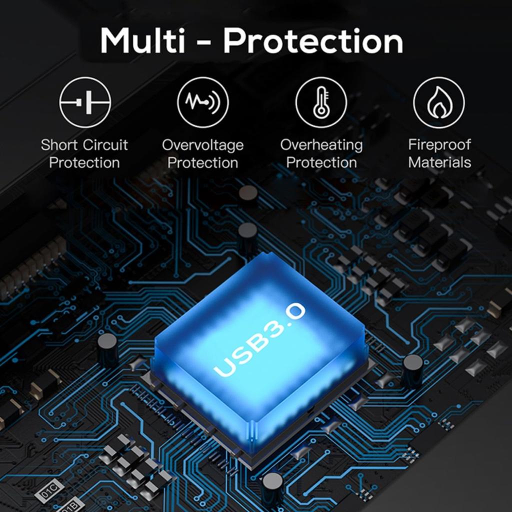 USB 3.0 OTG Adapter USB-C auf USB A Konverter geeignet für Macbook Samsung Xiaomi Huawei LED USBC OTG Stecker