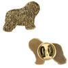 Polish Lowland Sheepdog, PON, Valee Sheepdog I - Dog Brooch In Decorative Box, Elegant Gold-plated Pin, Art-Dog Brand Jacket Pin