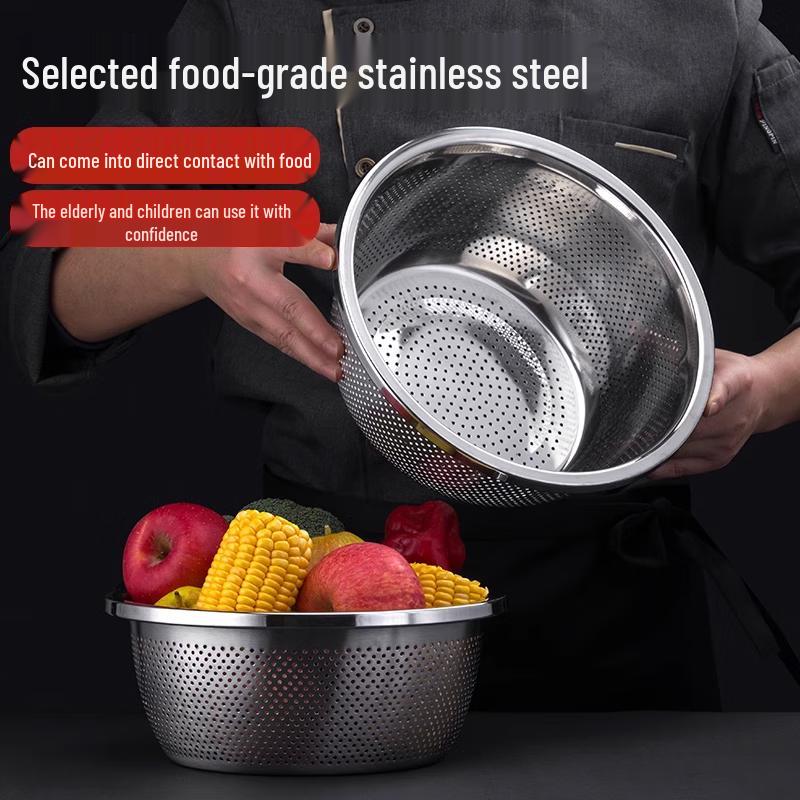 Chahua Edelstahl Siebset (2er-Pack)