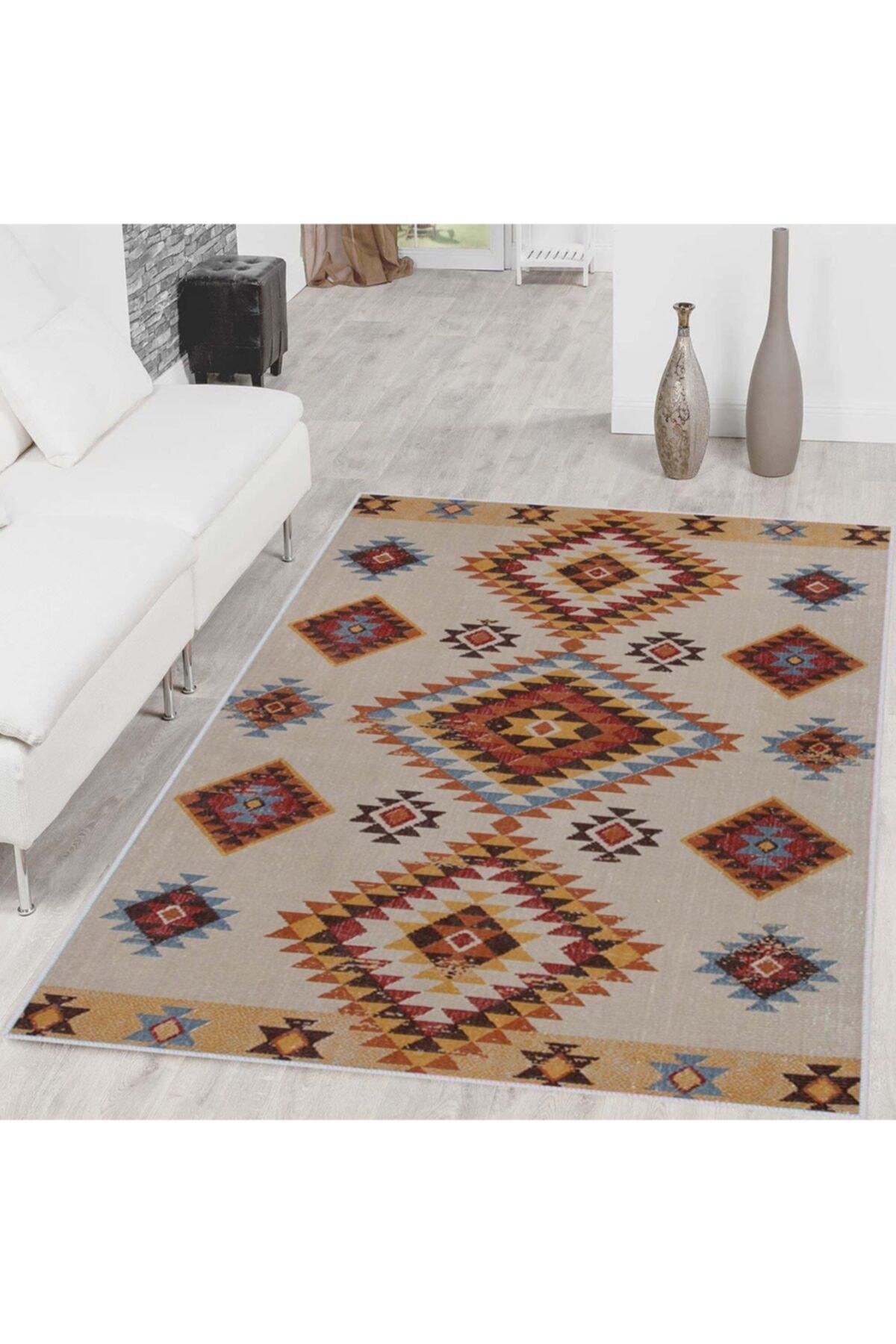 

Rovigo Home Washable Printed Carpet RVG1470 50x80 красный