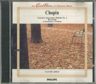 

CD CHOPIN, CLAUDIO ARRAU - Famous Piano Works MP154 PHILIPS Japan Classical Used
