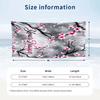Floral Garden Theme Beach Towel Personalized Custom Name & Text Soft Quick Dry Beach Towel for Swimming Travel