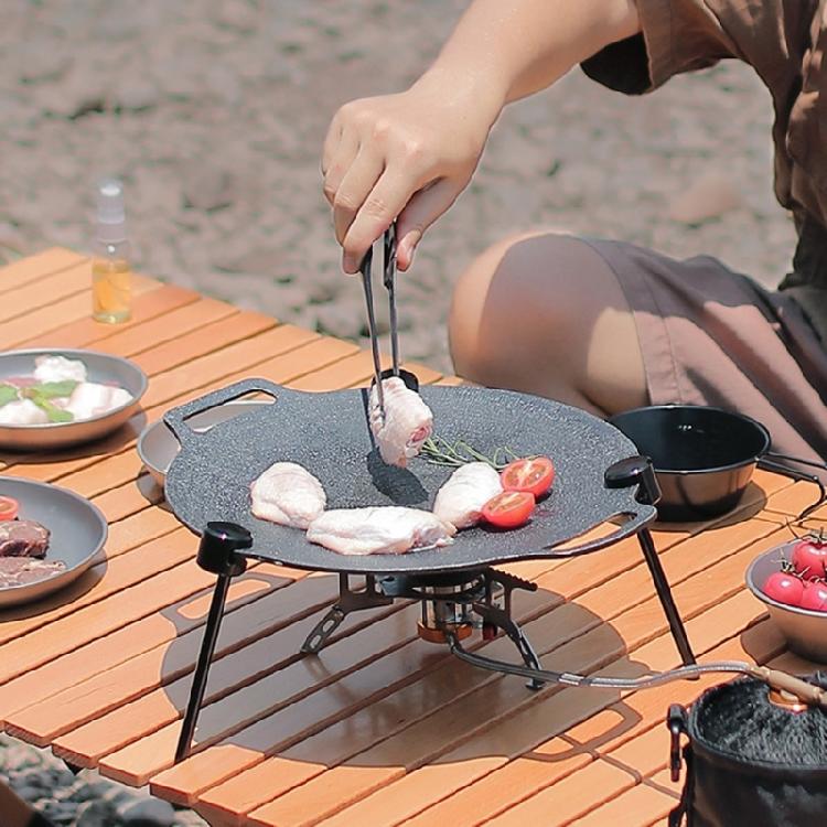 Aluminum Alloy Bracket Barbecue Tripod Stand Detachable Outdoor Griddle Grill