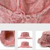 Vacation Outdoor Fisherman Hat for Woman Bucket Hat Distressed Frayed Edge Hat