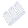 3PCS Top Screen Lens for New 2DS XL Resin Game Console Upper Top Screen Lens Replacement Cover with Adhesive